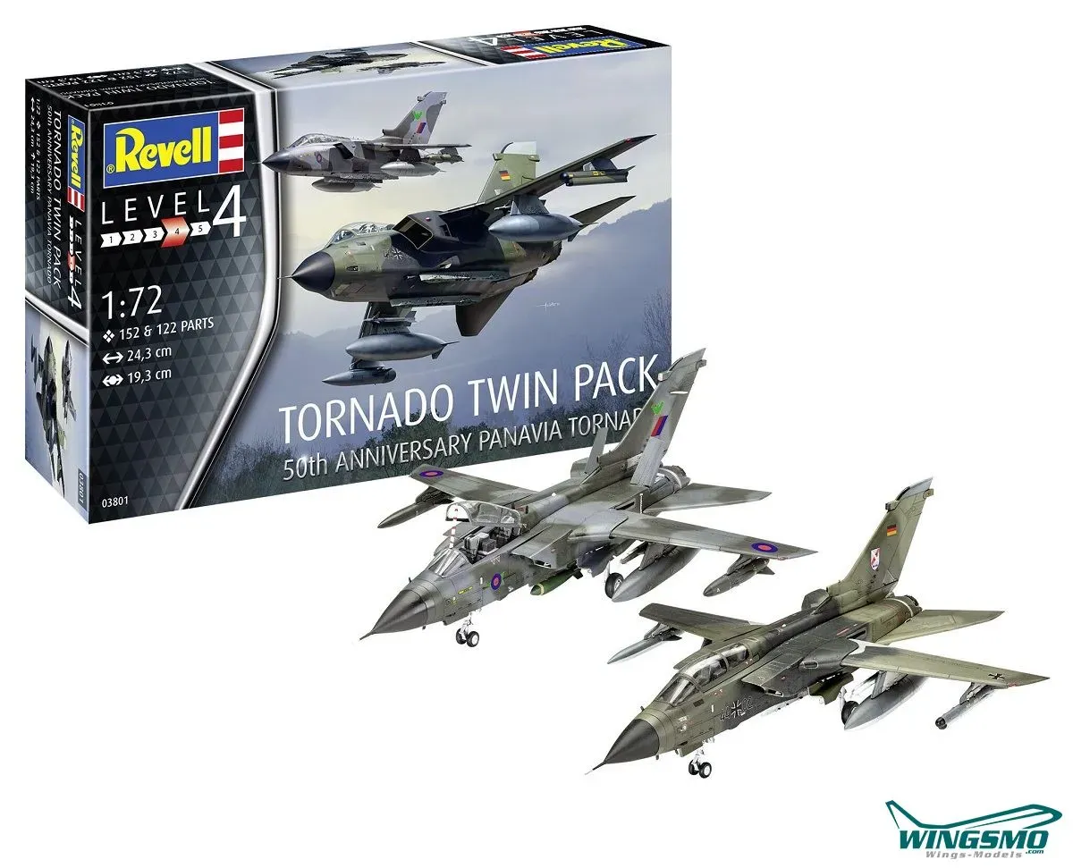 Revell Flugzeuge Tornado 50th Anniversary Twinpack 03801