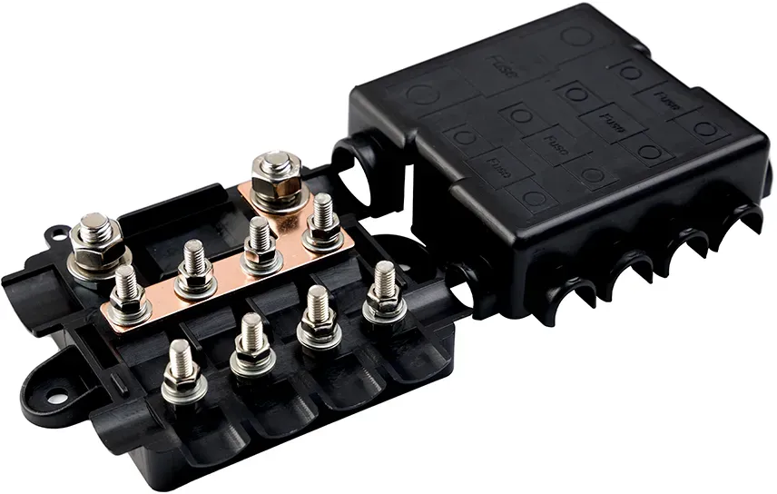 Sicherungshalter 1 x Mega + 4 x Midi Sicherung inkl. Busbar