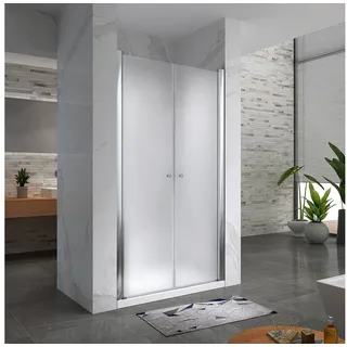 iflair i-flair Duschtür Duschabtrennung aus satiniertem Sicherheitsglas Breite: 84-88 cm - Höhe: 180 cm