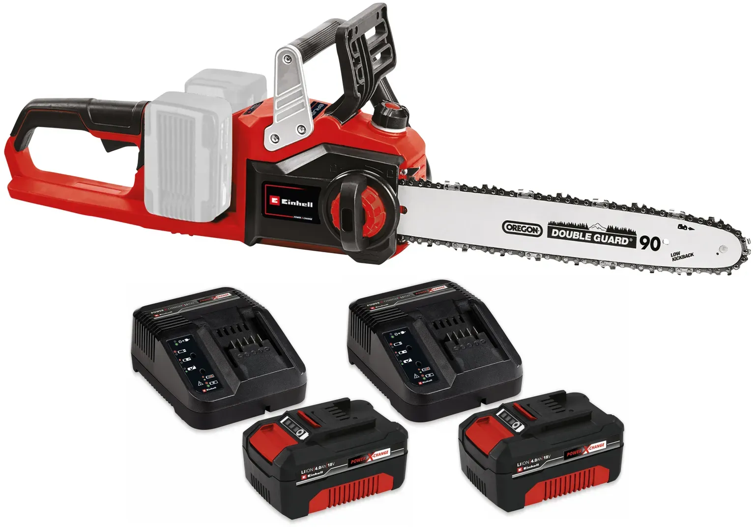 EINHELL PROFESSIONAL Akku-Kettensäge GP-LC 36/35 Li + 2x Starterset 4,0 Ah