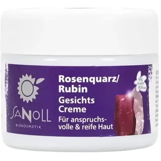 Sanoll Rosenquarz - Rubin Gesichtscreme 50 ml