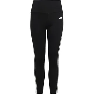 Adidas Essentials AEROREADY 3-Streifen High-Waisted Leggings Black / White 128    