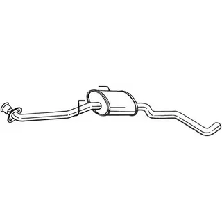 BOSAL Mittelschalldämpfer 283-205