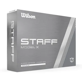 Wilson Staff Model X Golfbälle, White,