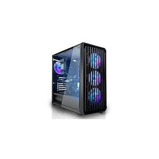 SYSTEMTREFF Office Komplett PC Set AMD Ryzen 7 5700G 8x4.6GHz | AMD Radeon RX Vega 8 4K HDMI DX12 | 512GB M.2 NVMe | 16GB DDR4 RAM | Silent Desktop Paket Computer Rechner für Büro Business Multimedia