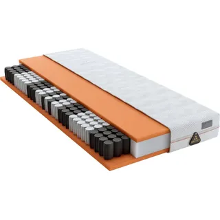 Taschenfederkernmatratze Matratze GELTEX® Quantum Pure 200 TFK, Matratze in diversen Größen, Schlaraffia, 20 cm hoch, wunderbarer Schlafkomfort! weiß 90 cm x 200 cm x 20 cm