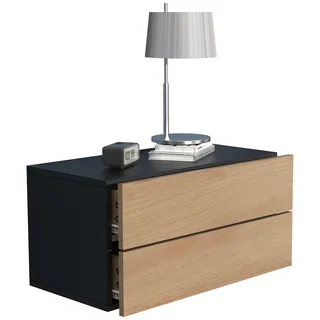 VCM Nachtschrank Usal 60 x 32 x 30 cm Braun