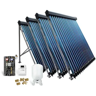 Feuer-Anker Röhrenkollektor Solarpaket Vakuumröhrenkollektor HP22-4 14,44 m2 Solaranlage