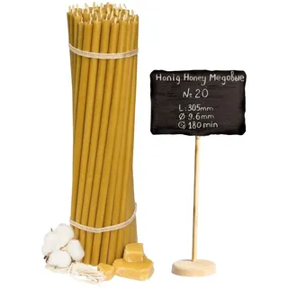 Kirchliche Bienenwachskerzen «Honig» N20, 100 Stk