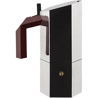 Alessi Menhir Espressokocher, 3 Tassen - Silber