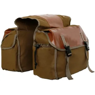 EUQIXMR Motorrad Sattel Reise wasserdichte Packtaschen Box Side Tools Tasche Für Royal Enfield Für Kugel(Deep Brown 2)