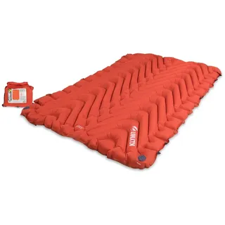 KLYMIT Insulated Double V Isomatte, 188x119x8cm, orange
