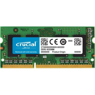 Crucial 8GB DDR3L 1600 MT/s (PC3L-12800) SODIMM 204-Pin - CT102464BF160B