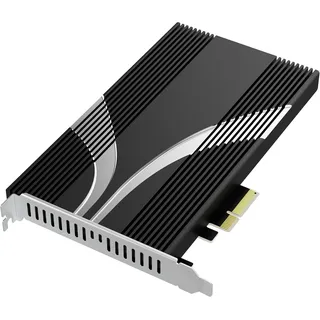 SABRENT 4-Drive NVMe M.2 SSD auf PCIe 3.0 x4 Adapter Karte Aluminiumkühlkörper
