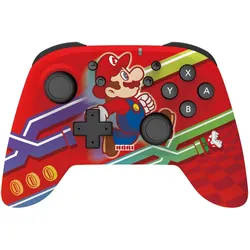HORI Wireless Horipad - Mario Edition (Switch), Gaming Controller, Rot