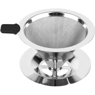 VMUTGA Kaffeefilter Wiederverwendbar Kaffeefilter Edelstahl Permanent, Kaffeefilter, Papierloser Dauer Wiederverwendbarer Kaffeefilter zur Herstellung von Manuellem Kaffee