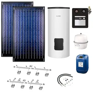 Buderus Solaranlage - 2 Kollektoren mit Solarspeicher Logalux SM300 - 7739606273