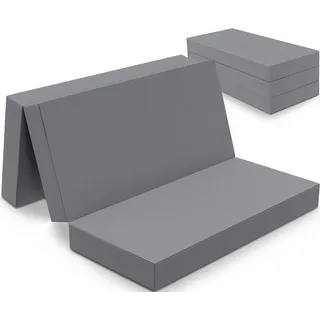 Bestschlaf Gästematratze, 120x195x15 cm, grau