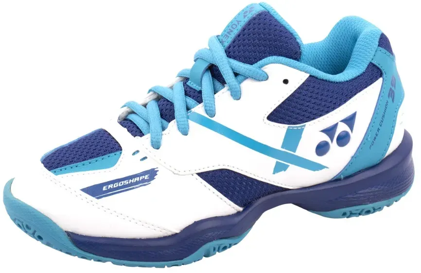 Yonex Badmintonschuhe Power Cushion 39 weiss/blau Kinder