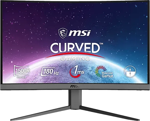 MSI G24C4DE E2 Curved, 1500R, 1x DP, 2x HDMI, 23,6 Zoll Full-HD Gaming Monitor 1 ms Reaktionszeit