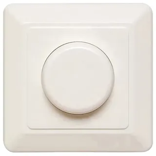 EHMANN T46.03 Unterputz Dimmer Geeignet für Leuchtmittel: LED-Lampe, Energiesparlampe, Glühlampe, Halogenlampe Weiß