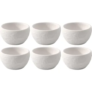 Villeroy & Boch Manufacture Rock Blanc Eierbecher ø 4,8 cm 6er Set