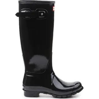 Hunter Original Tall Gloss Boot wasserdicht schwarz
