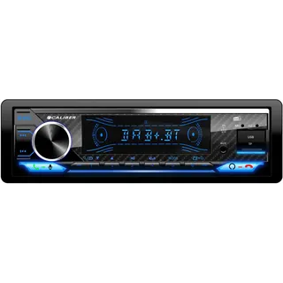 Caliber Autoradio Bluetooth 1DIN, DAB+/FM Tuner, 4x100W, USB/Micro SD, 2.1A Ladefunktion, Aux-in, Freisprecheinrichtung, Externes Mikrofon, RCA Ausgang, Lichtshow MP3/WMA/APE/FLAC/AAC