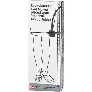 Prym 611-767 611767 Rockabrunder MET 80 cm Rock-Marker, Metall, grau
