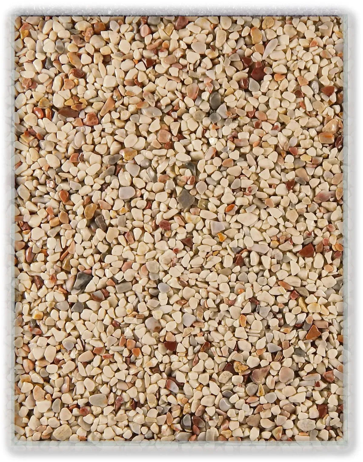 Terralith Farbmuster Marmorsteinteppich -mix colorato due-, Körnung: fein (2-4 mm)