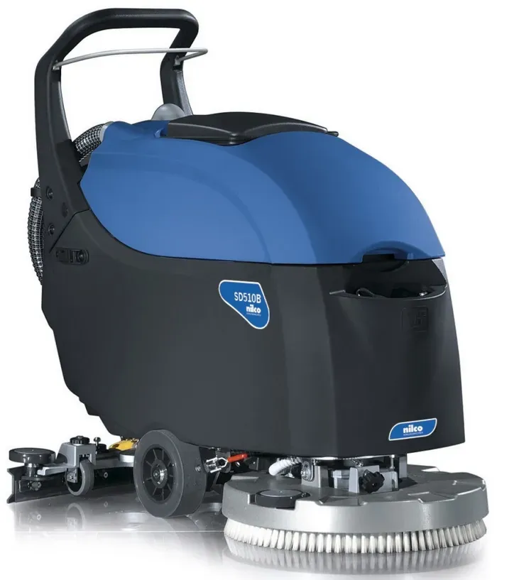 Nilco Scheuersaugmaschine SD 510B mit Batterie und Scheuerbürste