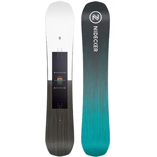 NIDECKER Score Wide Snowboard - White / Black / Brown - 159W