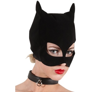Kopfmaske im Cat-Look, schwarz, unisize