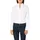 Damen Gr XXS32 weiß 100 Baumwolle unifarben slim fit ohne Ausschnitt Blusen 1/1 Uni