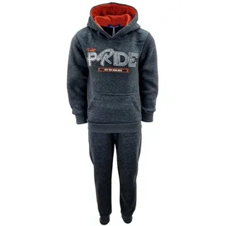 Fashion Boy Sweatanzug Jogginganzug Freizeitanzug Sweatanzug warm für den Winter, JF3380 grau 104