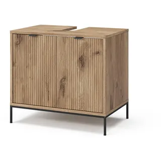 Vicco Waschtischunterschrank Eliza Viking Oak 70 x 63 cm mit 2 Türen