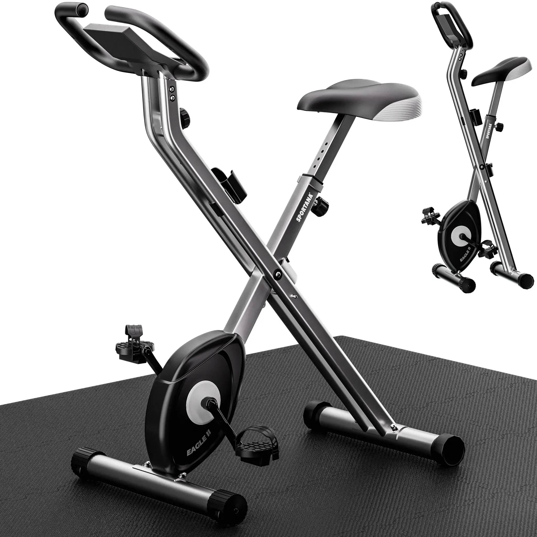 Heimtrainer Fahrrad Eagle2 71x44x110cm klappbar