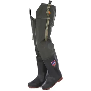 Watstiefel wasserdichte Hüft Watstiefel Für Männer Und Frauen, Hüftstiefel Für Angeln Und Jagen 80 cm Hoch, Hüftwaders rutschfest Und Robust(43 EU) - 43 EU