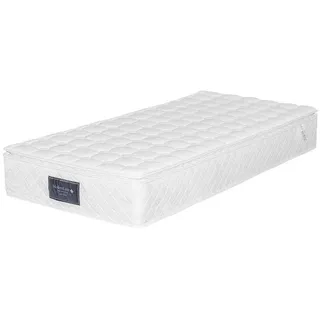 Federkernmatratze, Flieks, 25 cm hoch, 7 Zonen Kaltschaum Matratze H3 90x200cm weiß