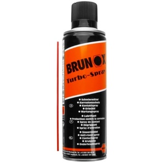 BRUNOX Turbo-Spray 5-Funktionenspray 300ml (Schmiermittel, Kriechöl / Rostlöser, Korrosionsschutzmittel, Reinigungsmittel, Kontaktspray)