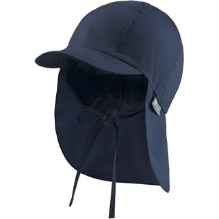 Sterntaler Schirmmütze mit Nackenschutz in marineblau | Gr.: 47 cm