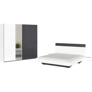 Rauch Schlafzimmer-Set »Monza« mit Schwebetürenschrank Breite 218 cm, Bettanlage in 2 Breiten