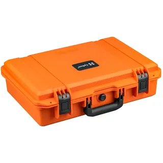 Lykus HC-4410 Wasserdicht Koffer mit anpassbar Rasterschaumstoff, Innengröße 44x29x12 cm, geeignet für Laptop, Filmequipment, Messgeräte, Camcorder, Actionkamera, Weebill S und andere