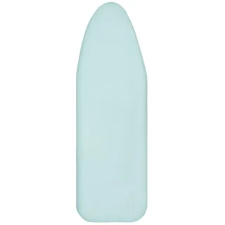 LUKDUNG Bügelbrettbezug, Bügeltischbezug aus Baumwolle, Bügelbezug mit Elastischer für Dampfbügelstation, Passend für Bügeltische 125-130cm x 35-40cm, Blau