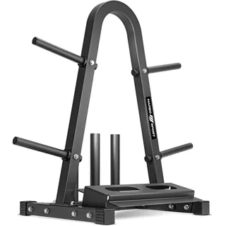 Hantelscheibenständer mit Stangenhalter und Hantelhalter MH-S007v2 - Marbo Sport