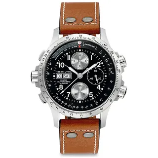 Hamilton  Khaki Aviation Leder 44 mm H77616533