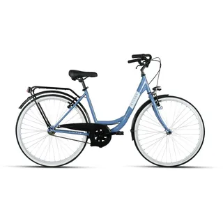 MYLAND City Bike VICOLO 26.1 26x1-3/8 Zoll 1v Damen Blau Größe M (City)