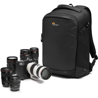 Lowepro Flipside BP 400 AW III Kamerarucksack für spiegellose/DSLR-Kameras - rückwärtiger und seitlicher Zugang - Fachteiler anpassbar - für spiegellose Kameras wie Sony α7 - LP37352-PWW, Black