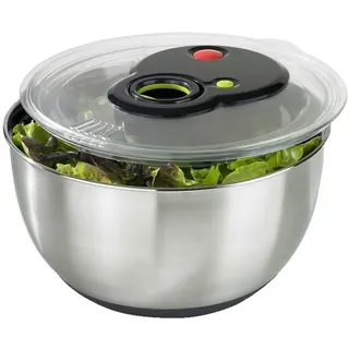 Emsa Salatschleuder Turboline Edelstahl 4,5 Liter