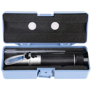 Alkohol Refraktometer,Professionelles Handheld-Alkohol 0-80% Test Refraktometer Tester Meter Messinstrument